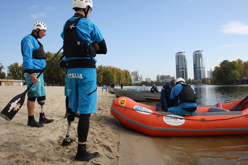 Italia seconda nel Downriver ai Mondiali Para Rafting