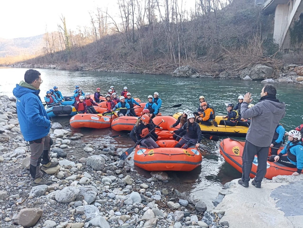 I giovani di Rafting Academy in azione sul fiume Vara