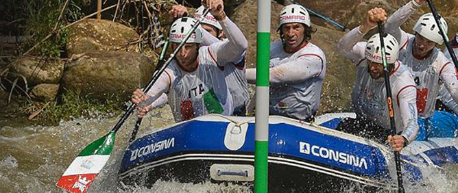 Puntano in alto gli Azzurri del Rafting ai Campionati  Europei che si aprono domani in Slovenia