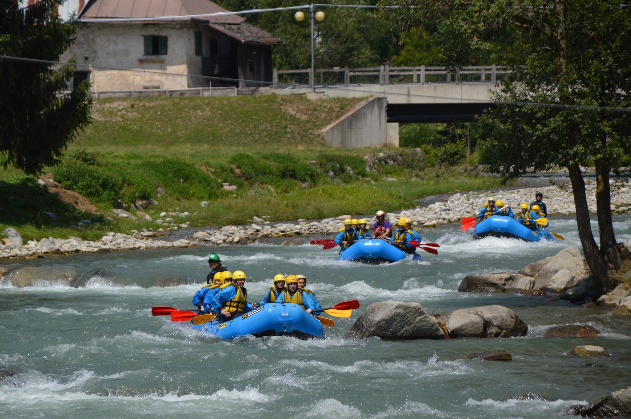 Attraversando l'Italia. Rafting e Università, con il CUS Verona in Val di Sole
