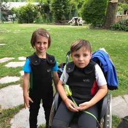 Bimbi in raft giugno 2017