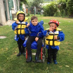 Bimbi in raft giugno 2017