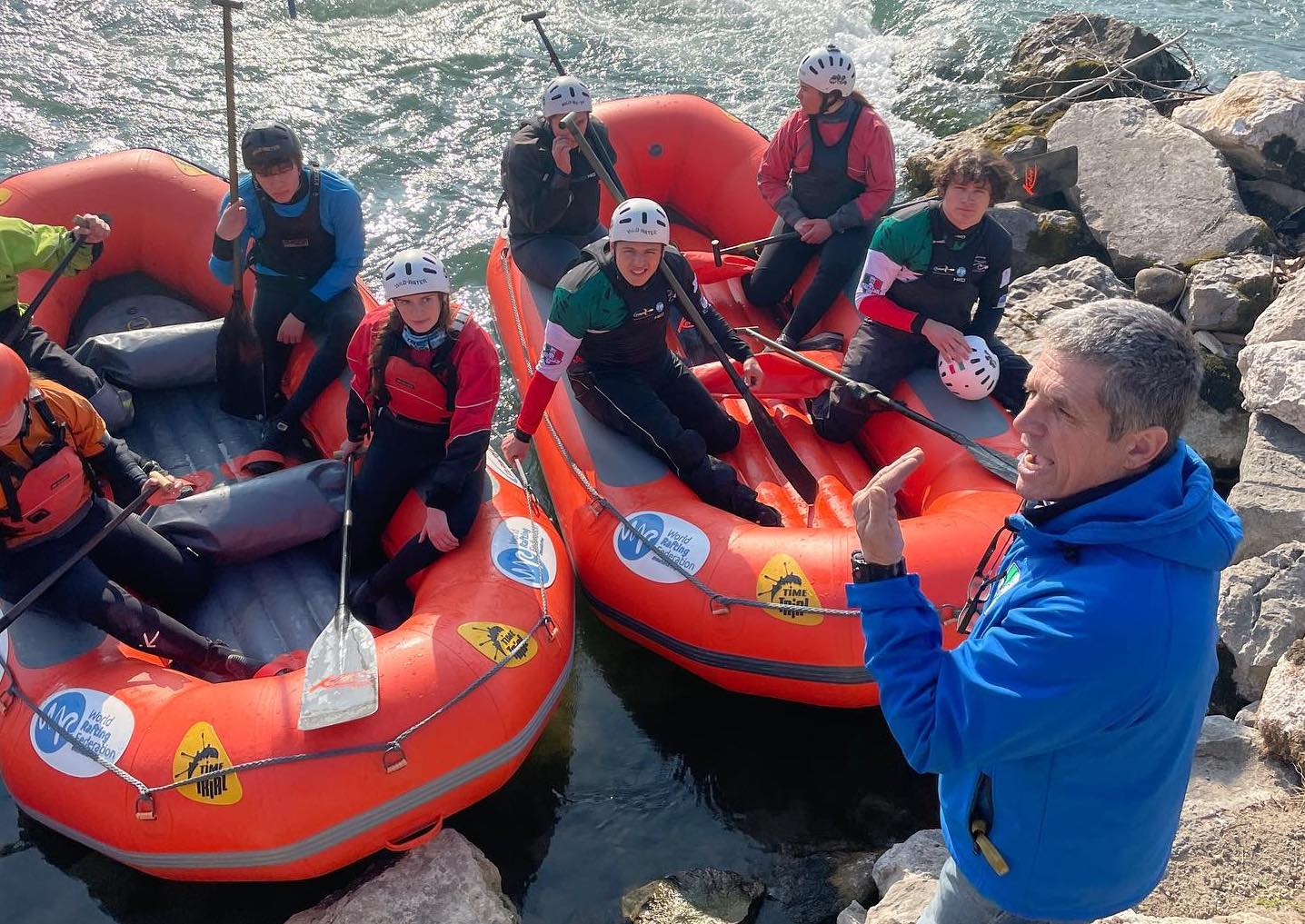Il rafting azzurro riparte da Verona